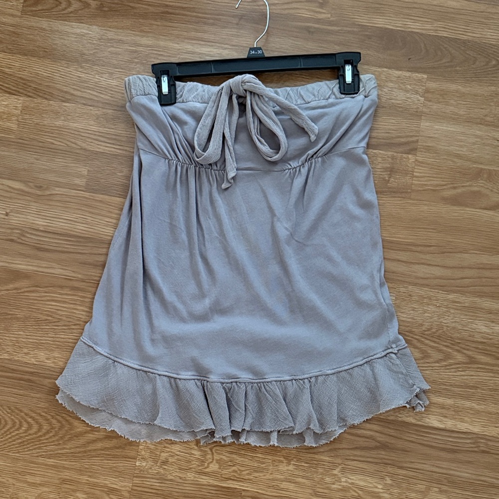 Vintage Y2K juicy couture tube top bow chiffon